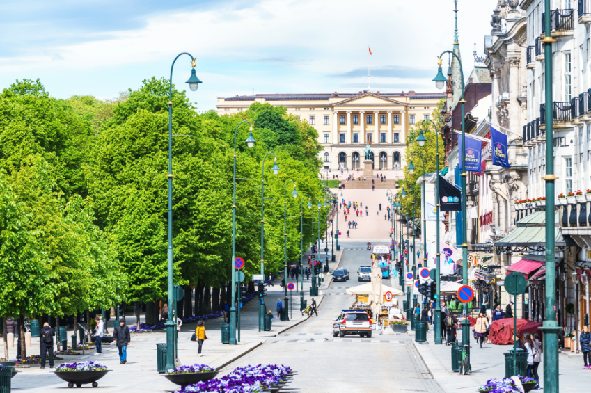 Karl Johans Gate, Oslo, Norway
